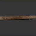 Wooden Household Clamp With Long Rectangular Shape And Natural Texture For Daily Use