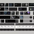 Smart Switch Socket Smart Switch Hotel Switch Air Conditioning Switch Panel Socket Panel Rail Socket 3d model