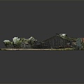 Old Train Steam Train Old Station Old Station 3d model