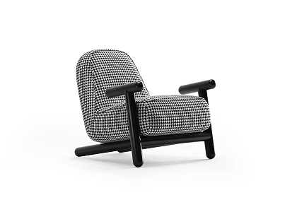 Modern Single Sofa Leisure Chair 3d model
