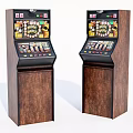 Modern game machine Old game machine 3d model