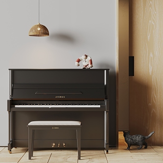 Modern Piano 3d model