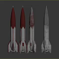 modern rocket engine jet engine aircraft engine supersonic aircraft engine 3d model