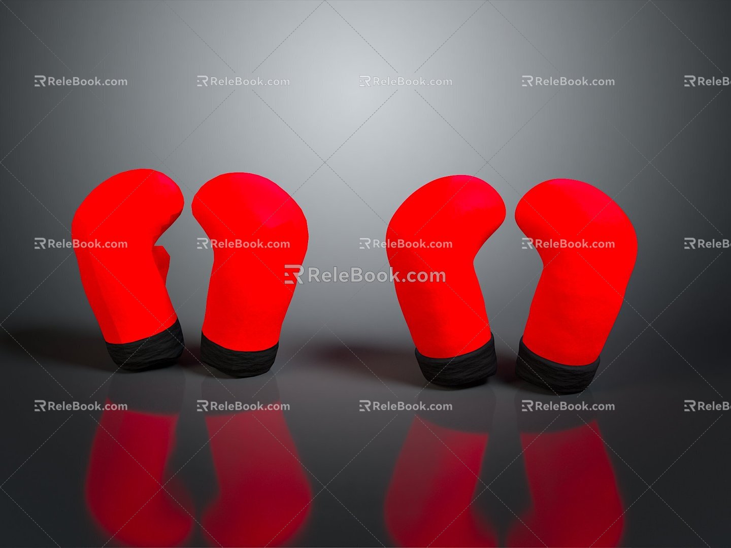 Boxing Gloves Boxing Claw Sports Equipment Fitness Sports Sports Goods Realistic 3d model