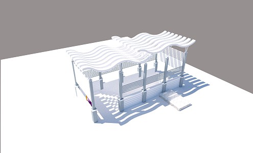 Modern Pavilion 3d model