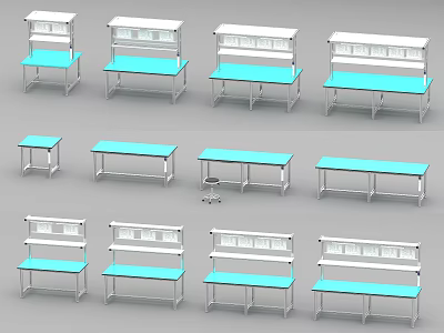Workbench Experiment Table Anti-static Table Work Table Operation Table Tool Workbench Line Production Line Inspection Table Aluminum Alloy Table Multifunctional Table 3d model