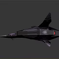 Futuristic Cosmic Spaceship Design With Advanced Aerospace Technology And Sharp Wings