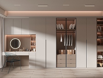 Modern wardrobe 3d model