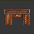 Sturdy Wooden Desk with Multiple Drawers and Smooth Desktop Surface