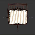 Comfortable Wooden Leisure Chair Featuring White Cushioned Seat And Wheeled Base