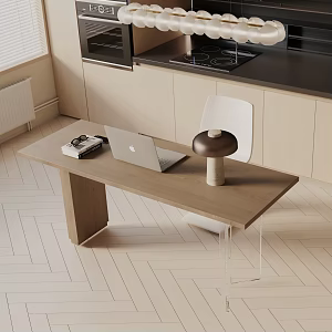Modern dining table 3d model
