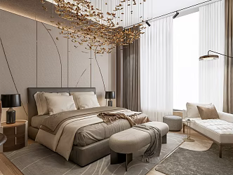 Hotel Rooms 3d model