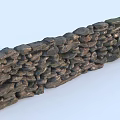 Natural Stacked Stone Wall With Irregular Rocks And Rustic Texture Design