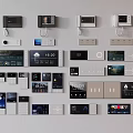Modern Switch Panel Smart Switch Socket Video Phone 3d model