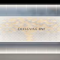 Modern Window Shopping Mall Window Creative Light Box Window Modeling Flower Window 3d model