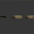 Traditional Decorative Swords With Red Hilt Silver Blades And Golden Accents