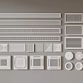 Assorted Vent Covers and Grilles in Multiple Shapes Styles and Designs