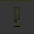 Green Military Armored Tank With Tracked Wheels And Heavy Duty Combat Design