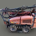 Atlas Copco Tracked Drilling Rig With Hydraulic Drill Arm And Pipes