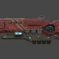 Sci-Fi Mobile Shipyard 3d model