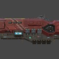 Sci-Fi Mobile Shipyard 3d model