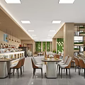 Modern Specialty Store with Bright Lighting White Display Cabinets and Product Displays