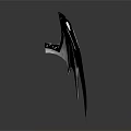 Stylish Shiny Black Decorative Wings Accessory For Cosplay And Decoration