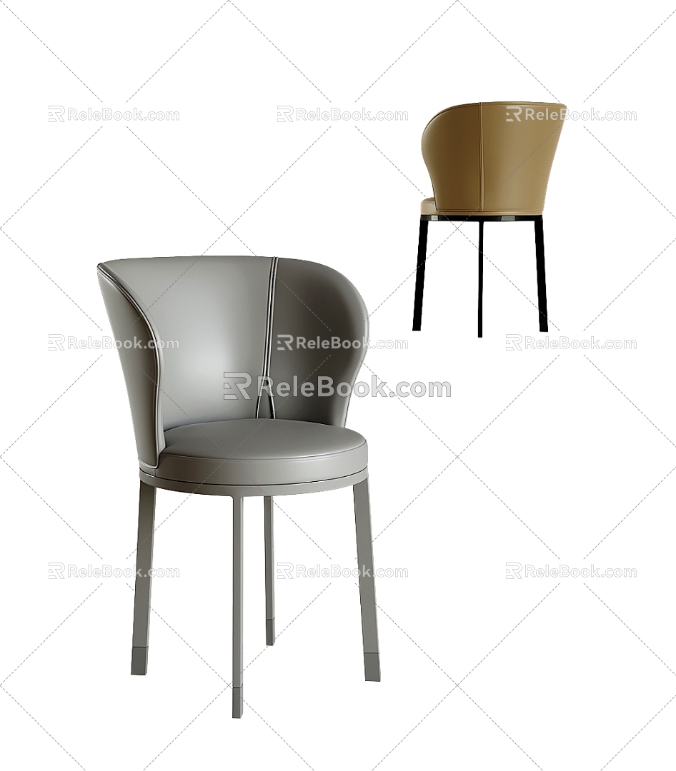 Modern Dining Chair 3d model