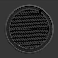 Stainless Steel Mesh Trash Can With Circular Design For Home Bathroom Office