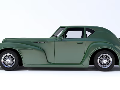 Hyundai Car Classic Car 3d model