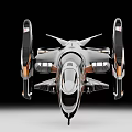 Futuristic Modern Fighter Jet With Black Gray Orange Color Scheme And Sleek Design