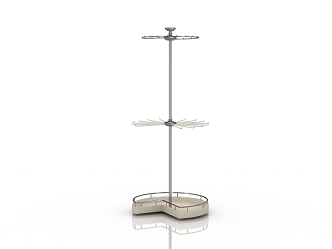 Modern Swivel Hanging Bar 3d model