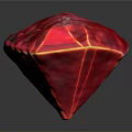 Vibrant Red Flower Shaped Decorative Household Item With Glossy Smooth Surface