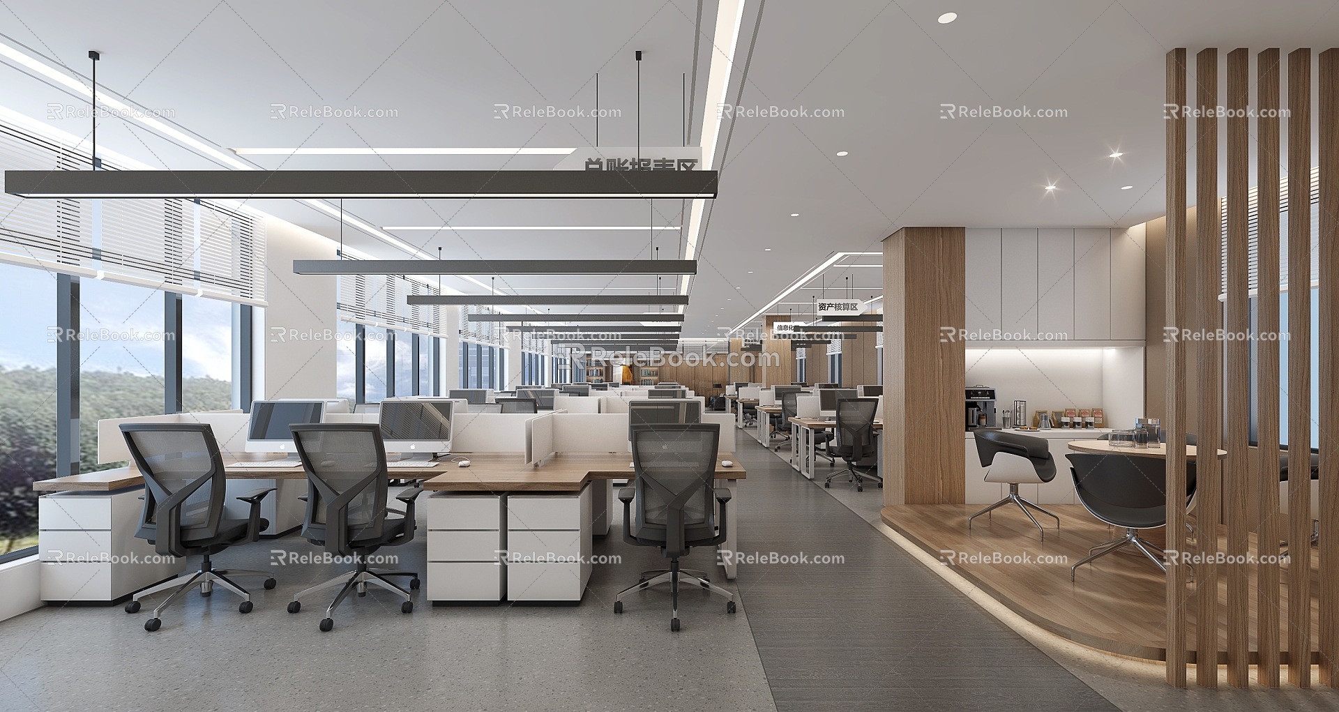 Modern Public Office Development Office 3d model