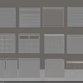 Various White Window Coverings Including Blinds Shutters Roller Shades And Mesh Designs