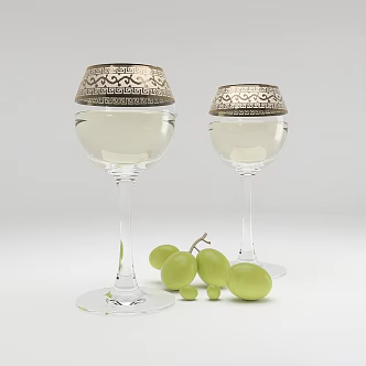 Grape water 3d model