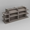Wood Red Wine and White Wine Nakajima Multi-layer Oblique Display Shelf 3d model