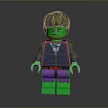 Lego Hulk Minifigure With Green Body Blue Jacket And Purple Pants