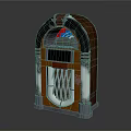 Modern Game Machine Coin Slot Jukebox Coin Slot Jukebox Large Game Machine 3d model