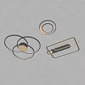 modern ceiling lamp 3d model