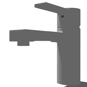 Modern faucet 3d model