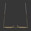 Stylish Gold Frame Sunglasses As Elegant Jewelry Accessory With Green Lenses And Mirrored Reflection