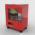 Lego toy building blocks vending machine 3d model