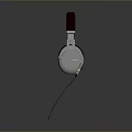 High Quality Wired Headphones With Brown Leather Earpads And Metal Frame Design
