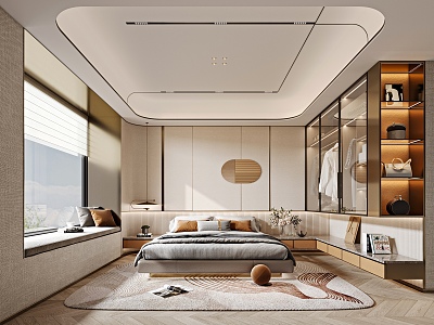 Light Luxury Bedroom model