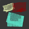 Festive Snowman Decorative Pillows in Red and Green with Scarf Snowflake Patterns for Winter
