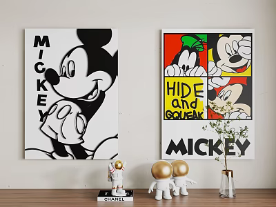 Modern Decorative Painting Decorative Hanging Painting 3d model
