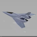 Advanced Futuristic Fighter Aircraft With Sleek Aerodynamic Design And Sharp Edges