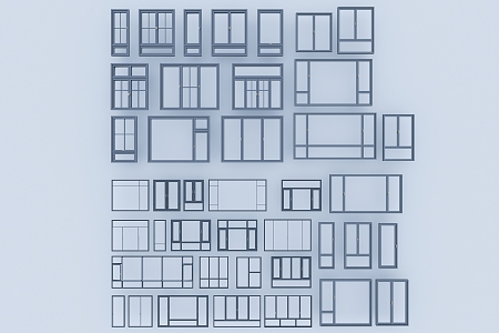 casement window 3d model