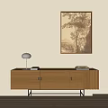 Simple Decorative Cabinet 3d model